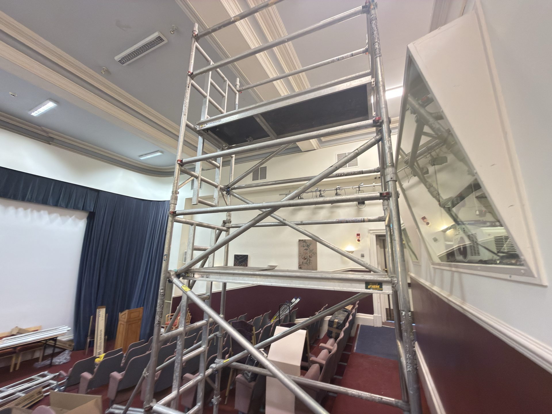 Theatre lighting upgrade at Tullie House, Carlisle