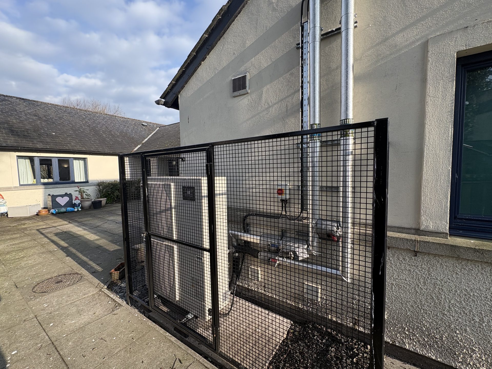 Air source heat pump installation at an Ulverston care home
